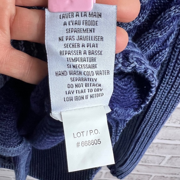 |•TRIBAL JEANS•| Button Down Cable Knit Sweater Size Small - Picture 6 of 6